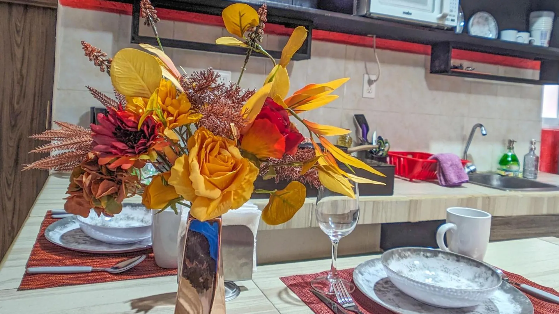A7 Romantic Beachside Escape Kyoto Theme Memory Foam King Bed Kitchen Ac Playa del Carmen Mexico